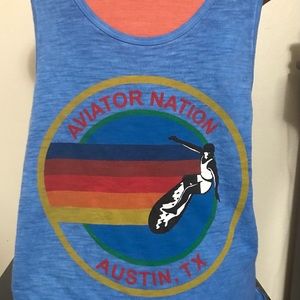 Aviator Nation Tops ,Color: Blue